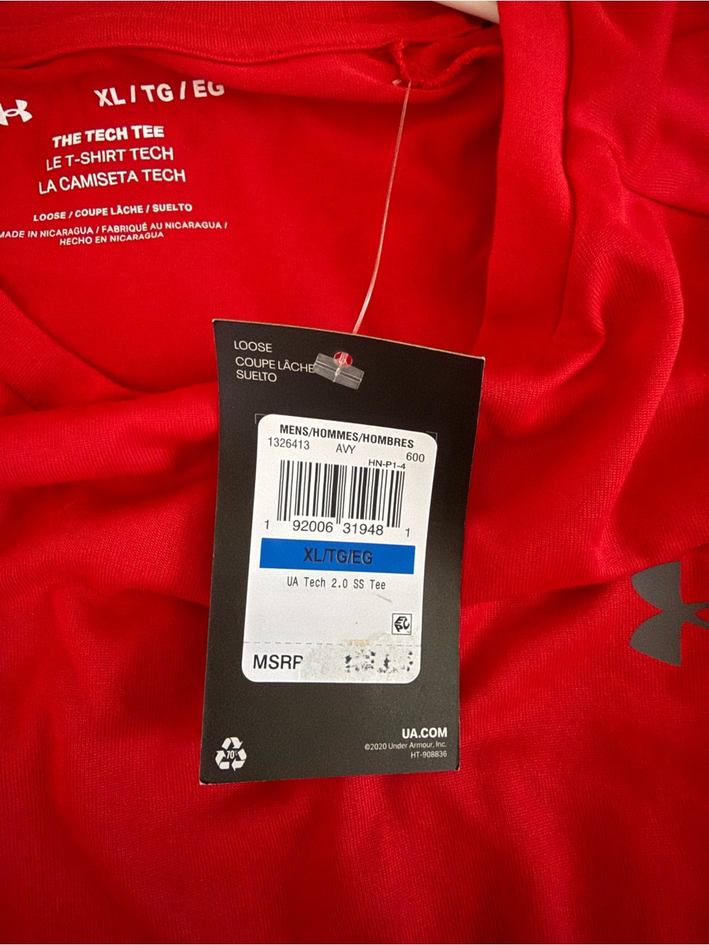 NWT Men’s Under Armour The Tech Short Sleeve Tee - Picture 5 of 7